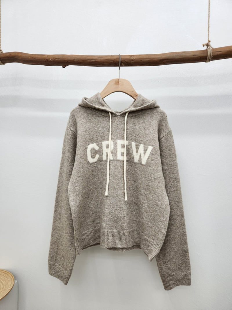 Most - Korean Women Fashion - #womensfashion - Crew Hoodie - 12