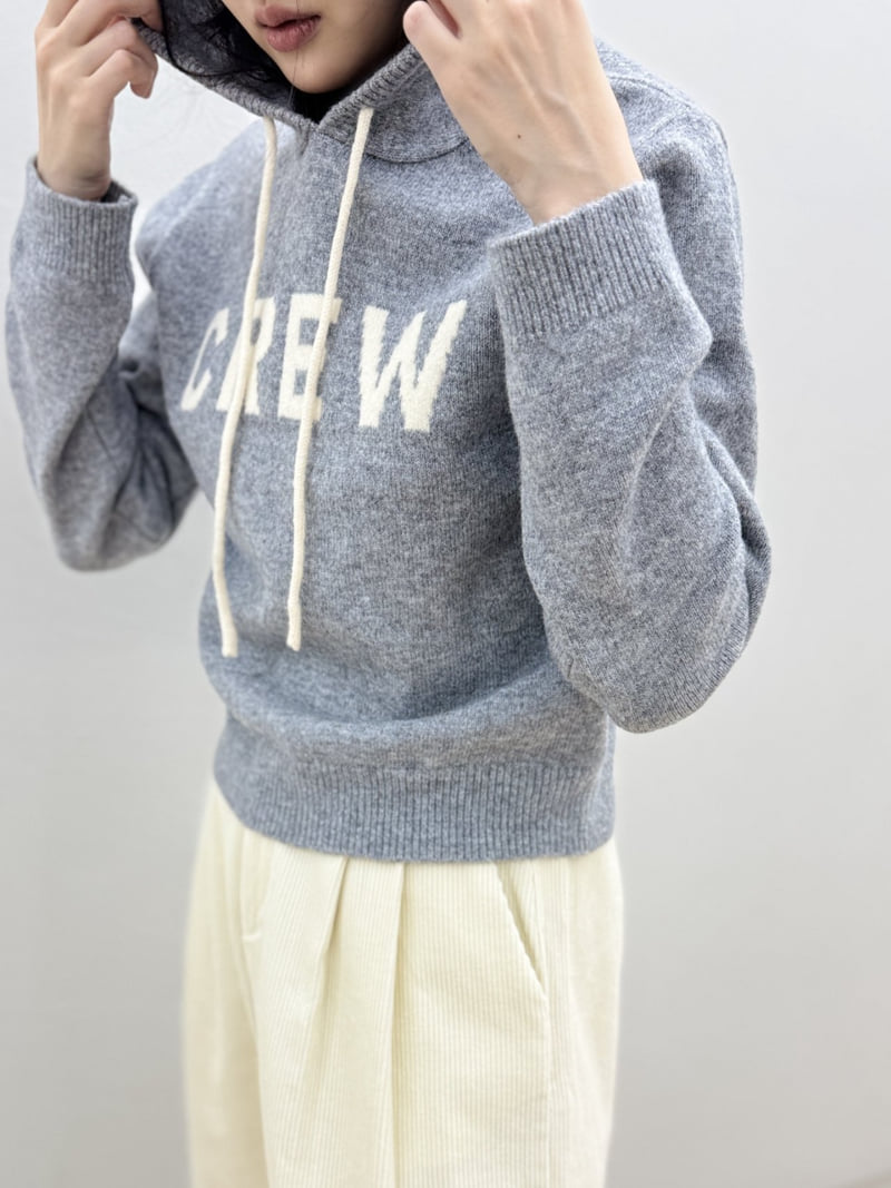 Most - Korean Women Fashion - #momslook - Crew Hoodie - 4