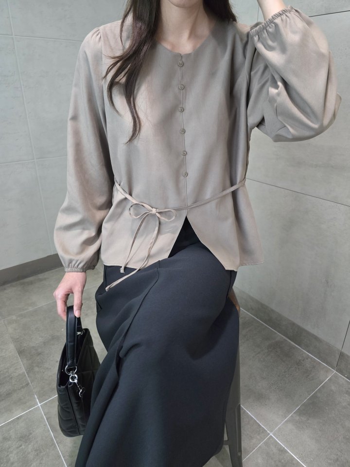 Mu - Korean Women Fashion - #momslook - Sand Blouse - 5