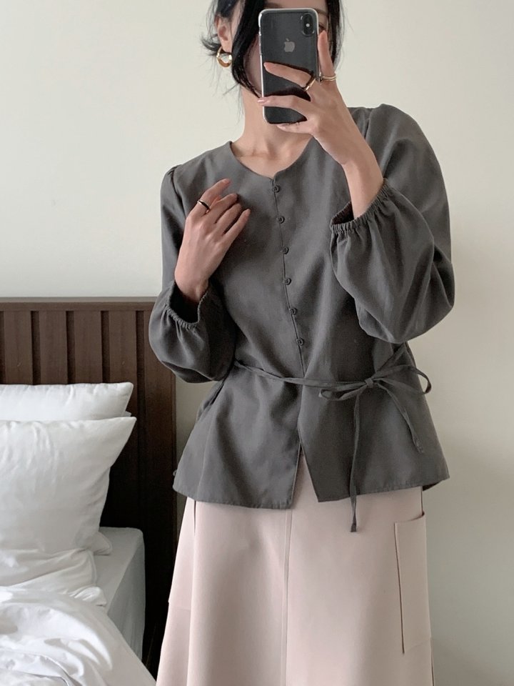 Mu - Korean Women Fashion - #momslook - Sand Blouse - 7