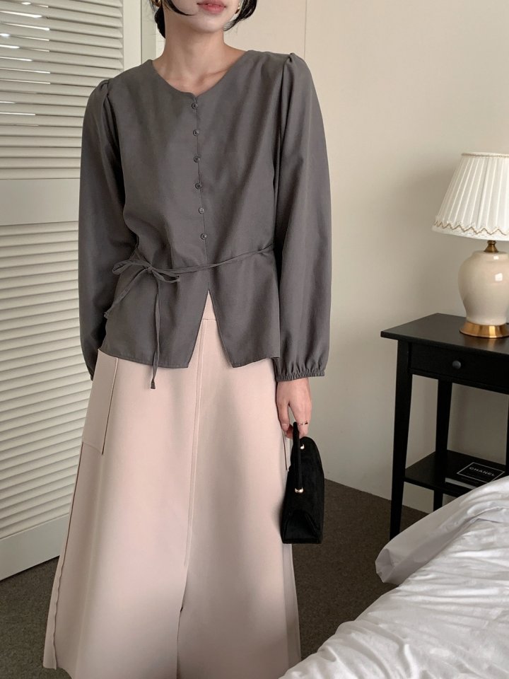 Mu - Korean Women Fashion - #momslook - Sand Blouse - 9