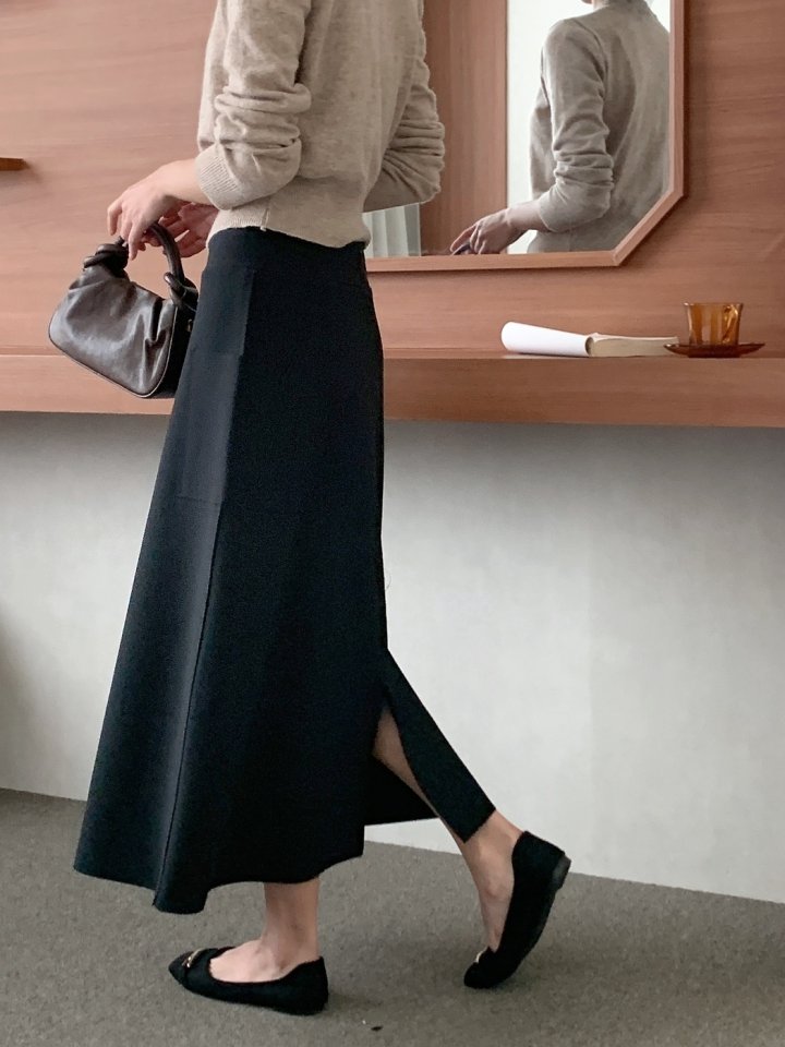 Mu - Korean Women Fashion - #momslook - Span Skirt - 2