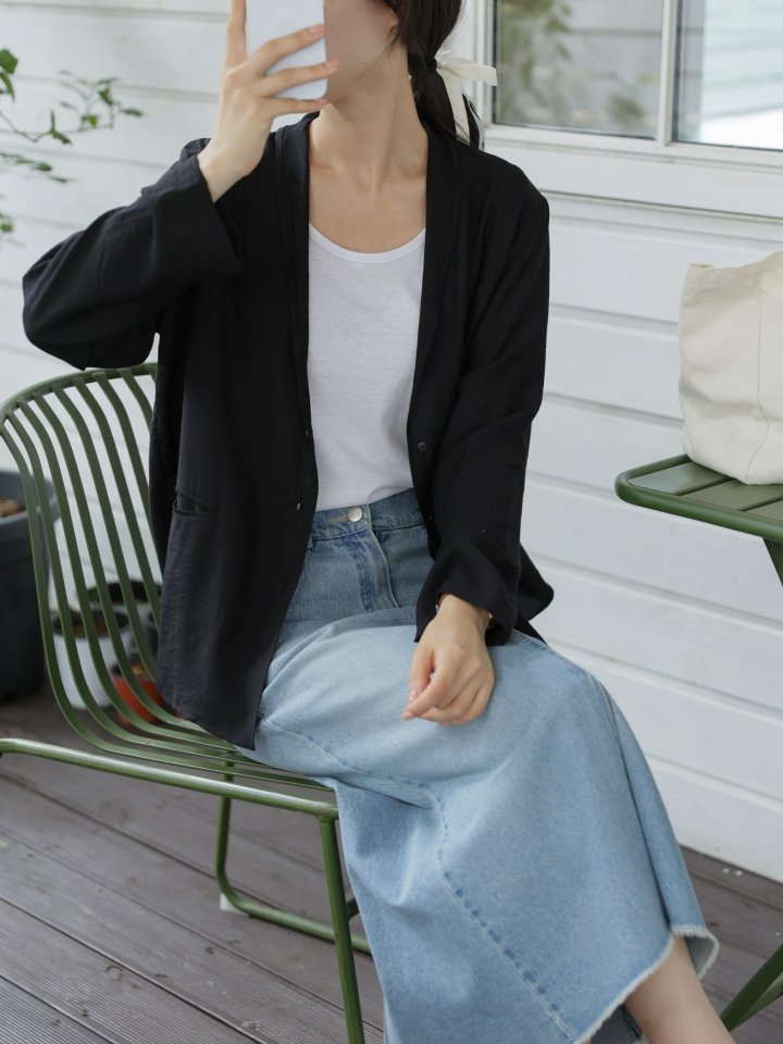 Mu - Korean Women Fashion - #momslook - Rio Shawl Cardigan Jacket - 6