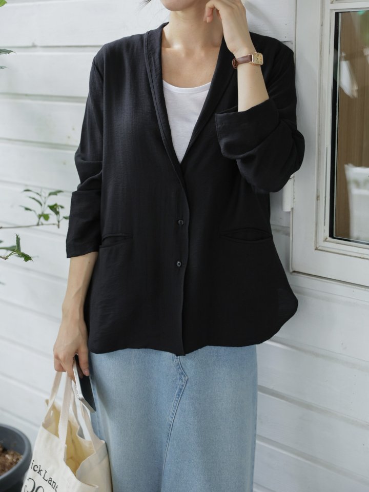 Mu - Korean Women Fashion - #momslook - Rio Shawl Cardigan Jacket - 8