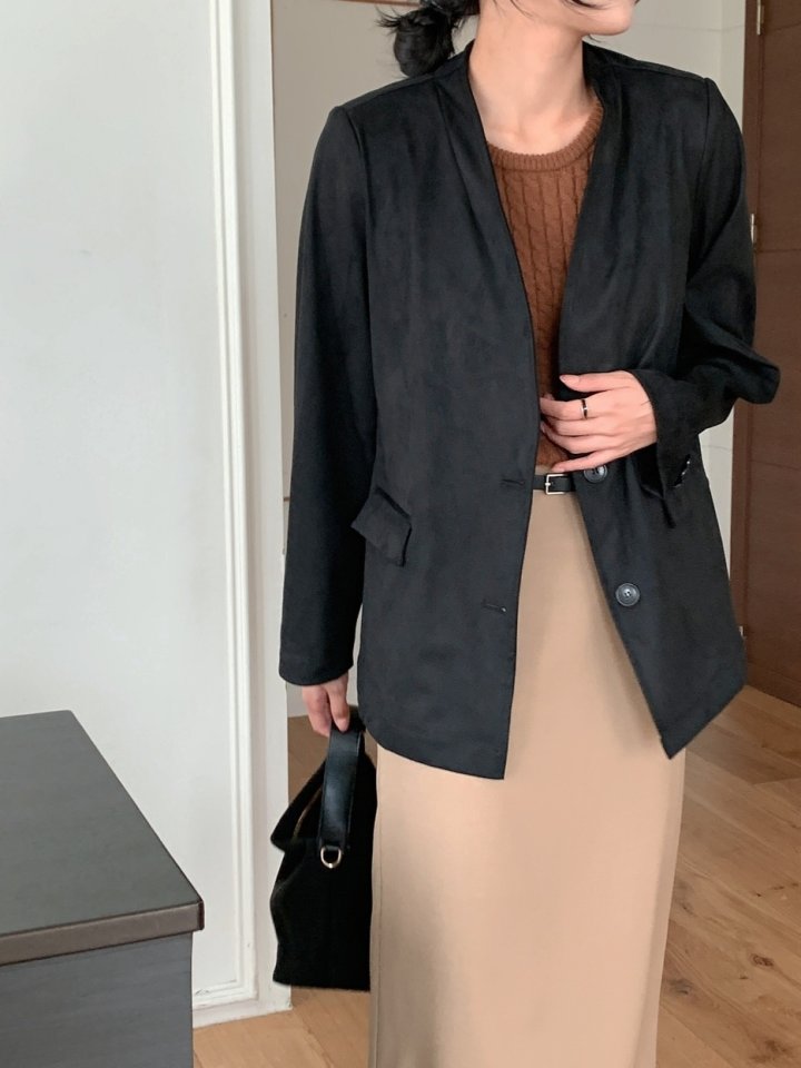 Mu - Korean Women Fashion - #momslook - Brownie Jacket - 7