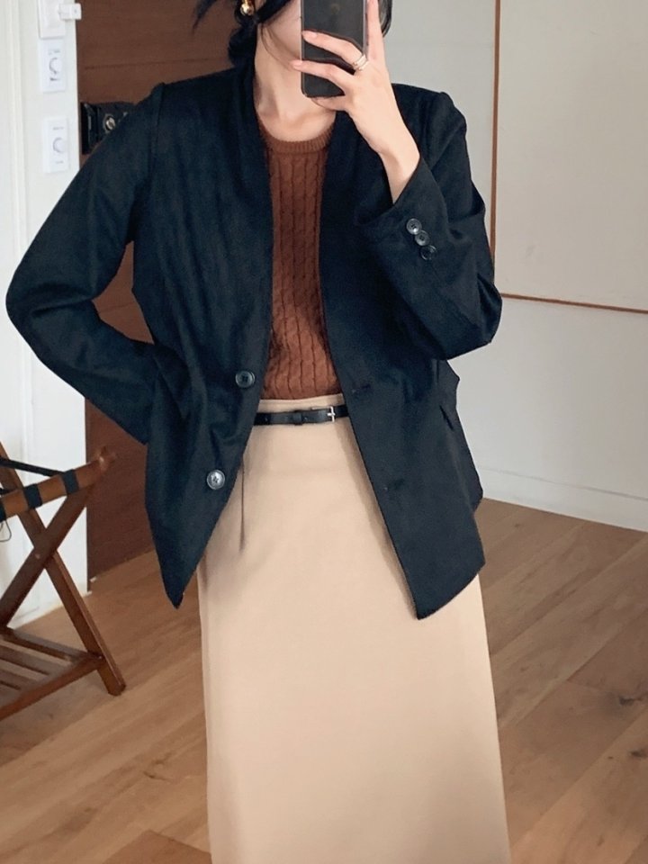 Mu - Korean Women Fashion - #shopsmall - Brownie Jacket - 2