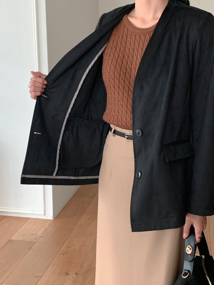 Mu - Korean Women Fashion - #thatsdarling - Brownie Jacket - 4