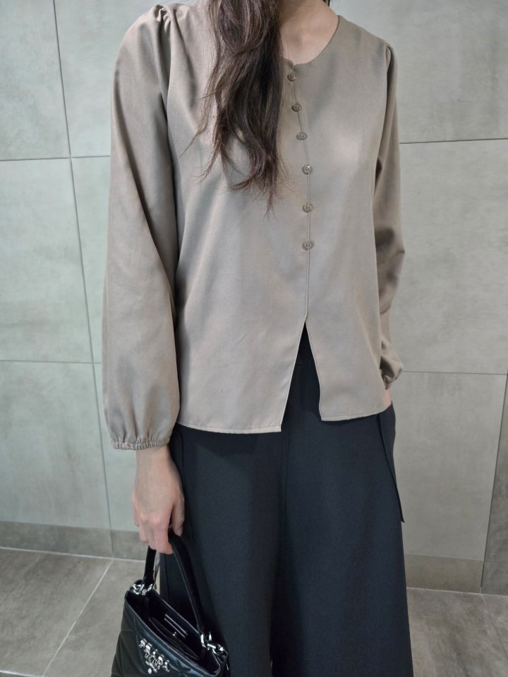 Mu - Korean Women Fashion - #momslook - Sand Blouse - 4