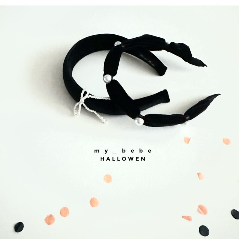My Bebe - Korean Baby Fashion - #babyboutiqueclothing - Pearl Headband - 2
