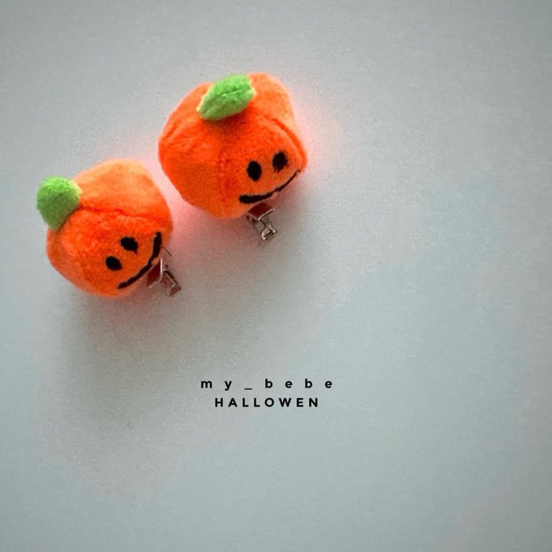 My Bebe - Korean Baby Fashion - #babyclothing - Pumpkin Hairpin