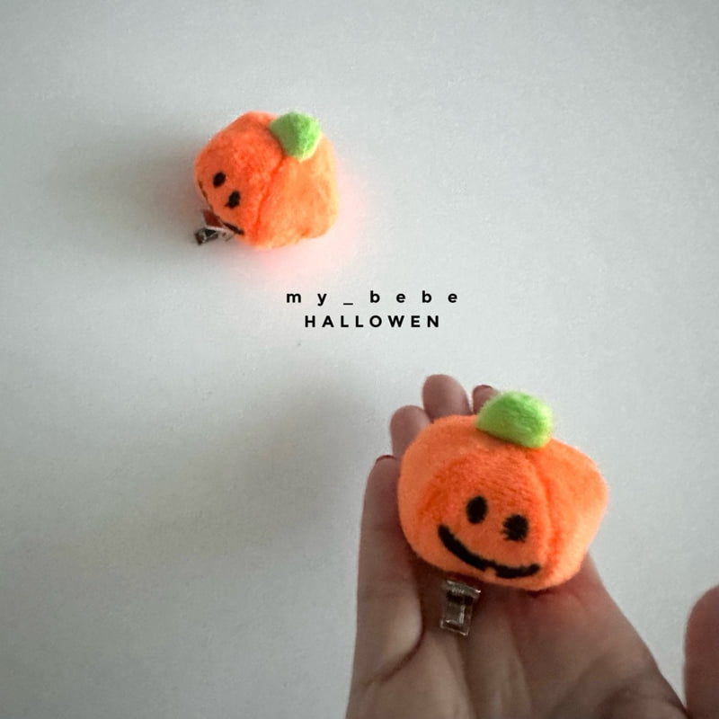 My Bebe - Korean Baby Fashion - #babyfashion - Pumpkin Hairpin - 2