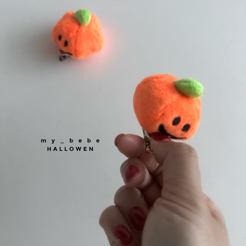 My Bebe - Korean Baby Fashion - #babyfever - Pumpkin Hairpin - 4