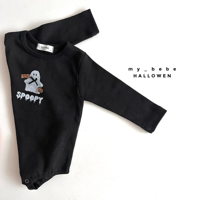 My Bebe - Korean Baby Fashion - #babyoutfit - Halloween Ghost Suit Set (with Bonnet) - 8