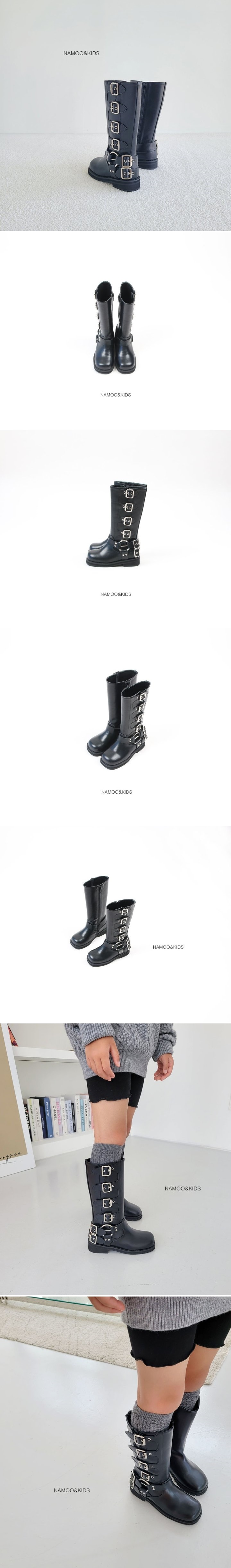 Namoo & Kids - Korean Children Fashion - #childofig - Miu Miu Biker Long Boots