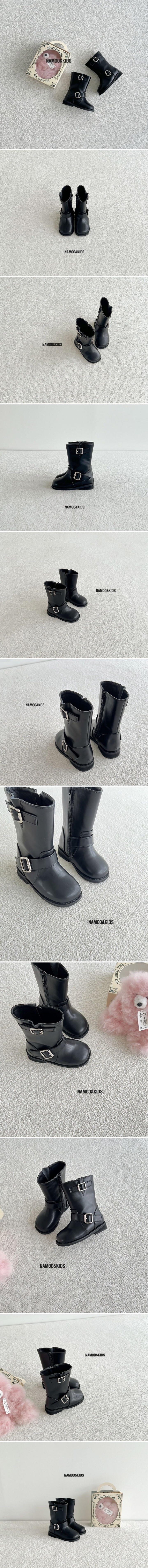 Namoo & Kids - Korean Children Fashion - #kidsstore - Pecan Buckle Boots