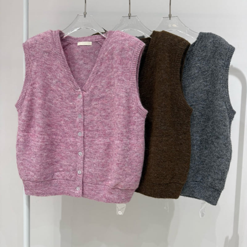 Neroli36 - Korean Women Fashion - #momslook - M Padded Knit Vest