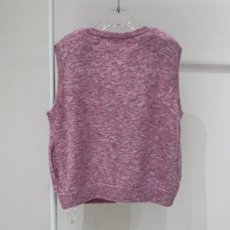 Neroli36 - Korean Women Fashion - #momslook - M Padded Knit Vest - 3