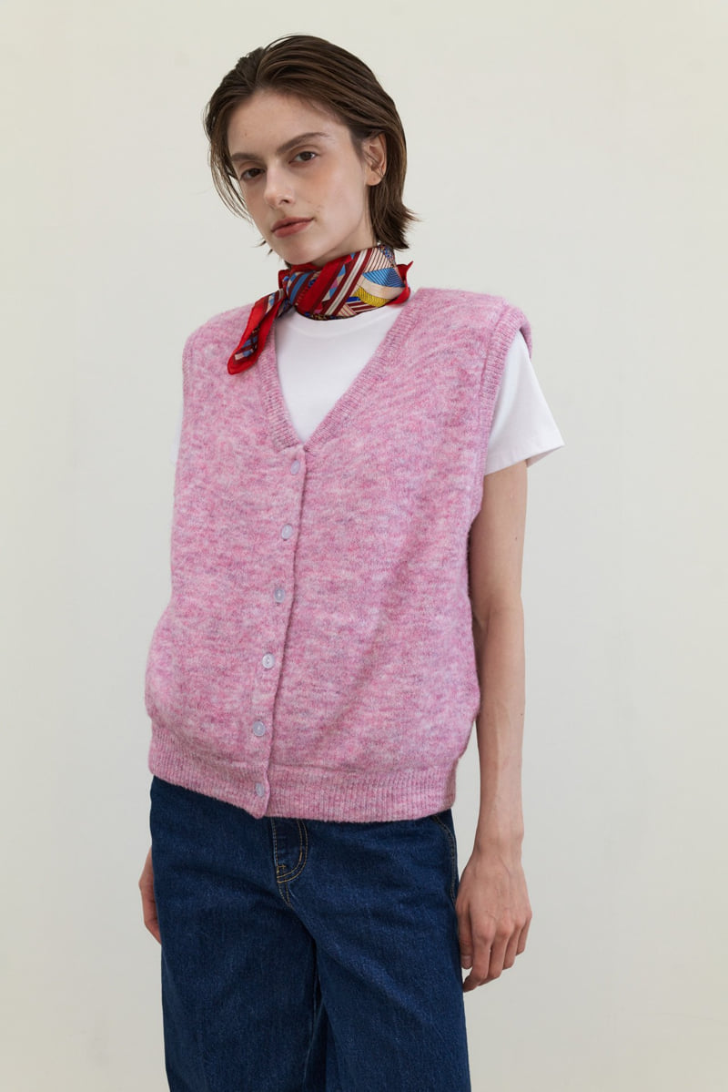 Neroli36 - Korean Women Fashion - #momslook - M Padded Knit Vest - 7