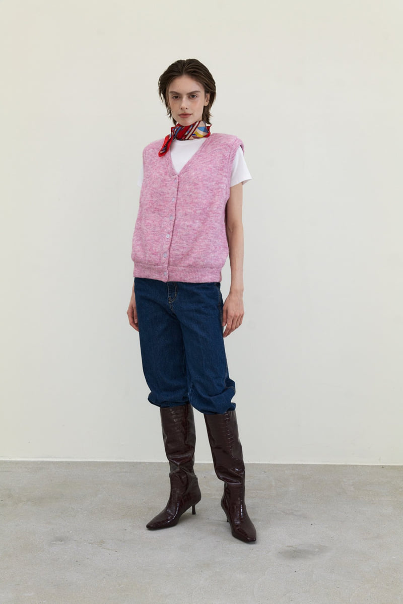 Neroli36 - Korean Women Fashion - #momslook - M Padded Knit Vest - 9