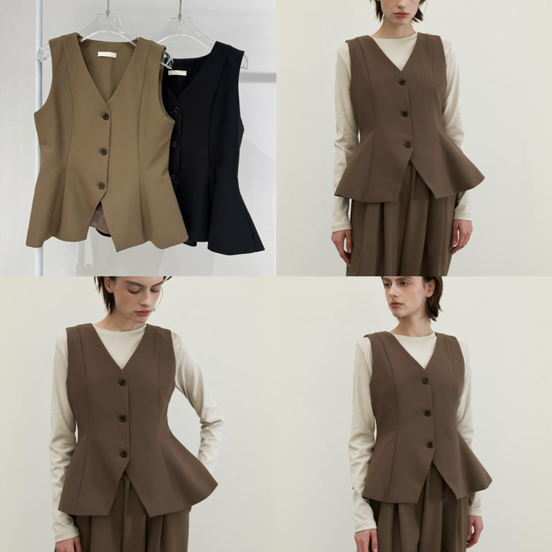 Neroli36 - Korean Women Fashion - #momslook - H Porter Vest - 5