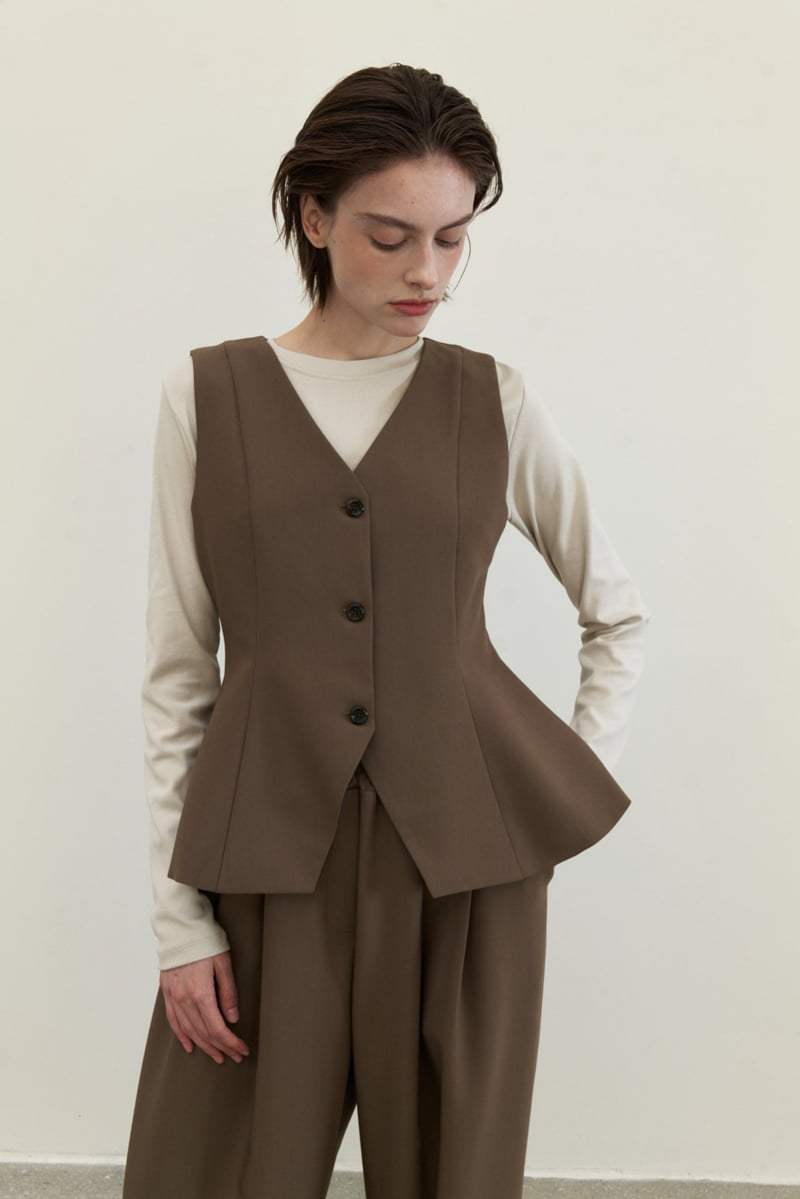 Neroli36 - Korean Women Fashion - #momslook - H Porter Vest - 6