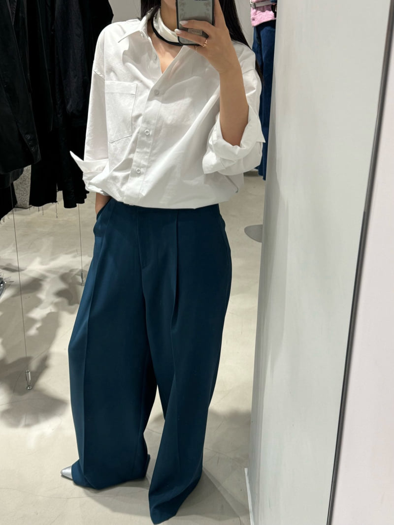 Neroli36 - Korean Women Fashion - #momslook - Heavy Cotton Shirt - 12