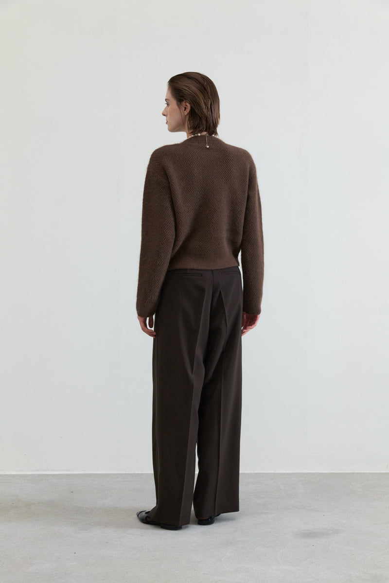 Neroli36 - Korean Women Fashion - #momslook - H W Pleated Pants - 11