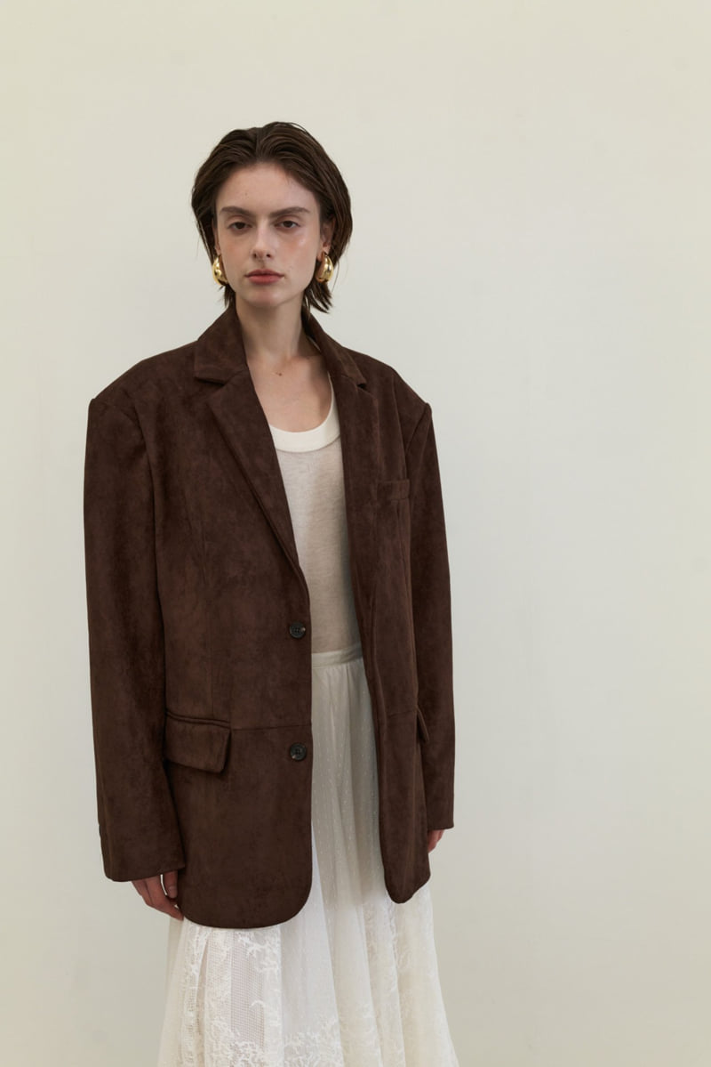 Neroli36 - Korean Women Fashion - #momslook - M Valen Suede Jacket - 6