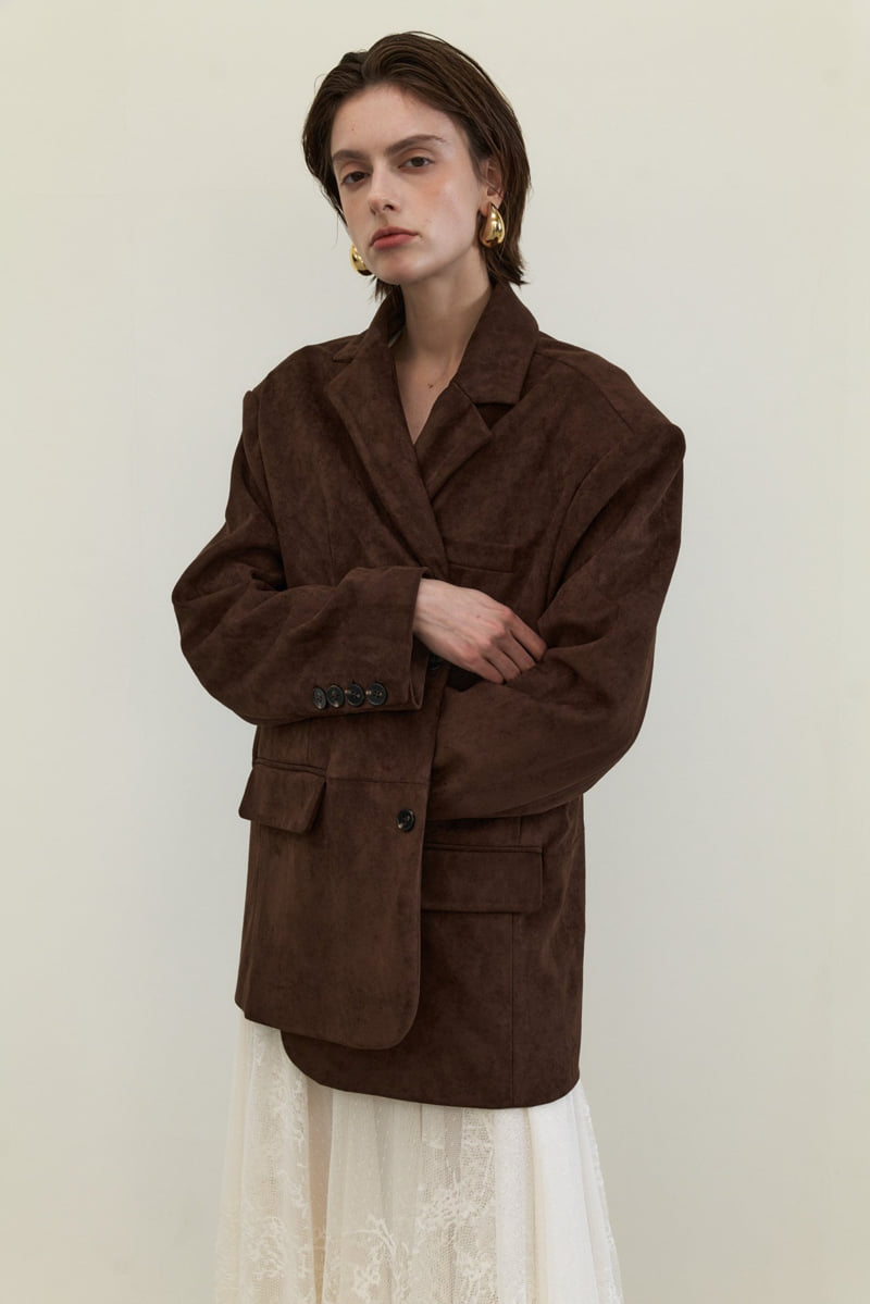 Neroli36 - Korean Women Fashion - #momslook - M Valen Suede Jacket - 8