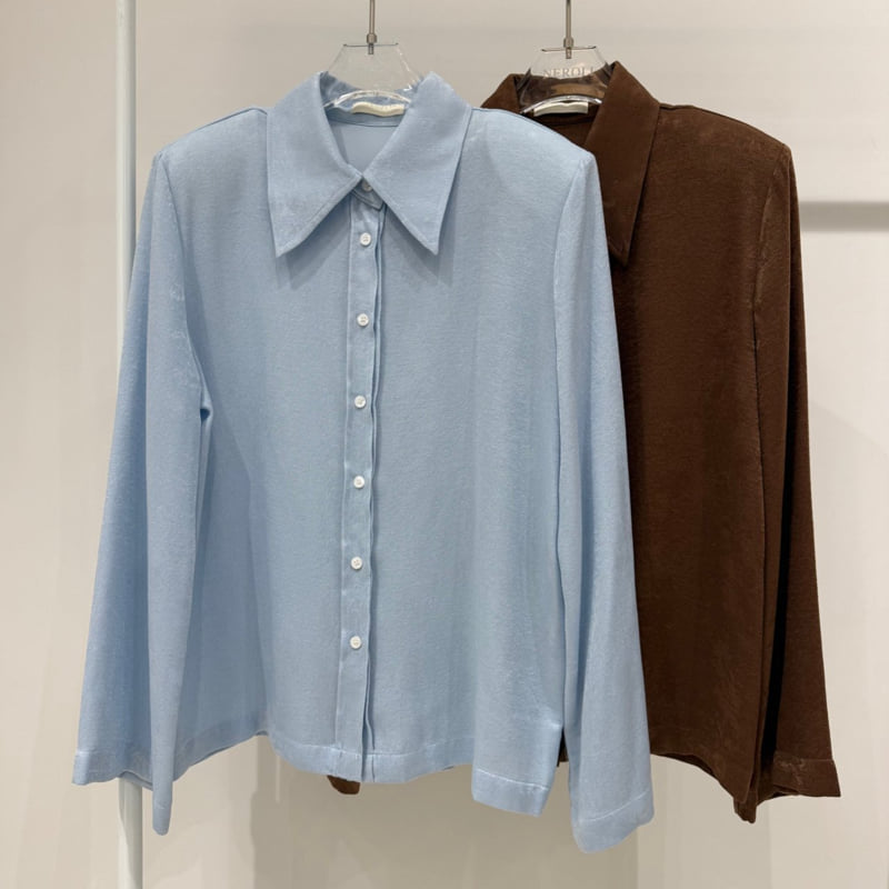 Neroli36 - Korean Women Fashion - #momslook - Pure Pad Shirt
