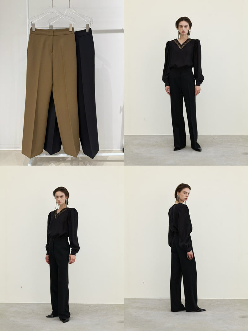 Neroli36 - Korean Women Fashion - #vintagekidsstyle - Ray Pants - 4