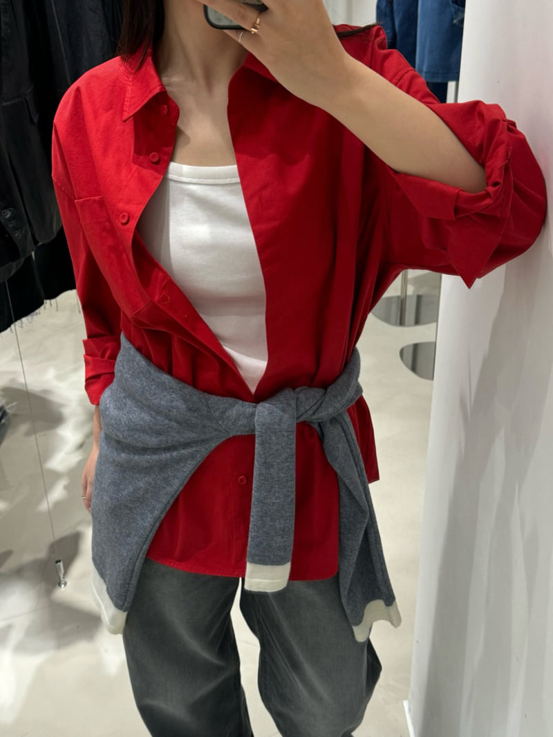 Neroli36 - Korean Women Fashion - #restrostyle - Heavy Cotton Shirt - 7