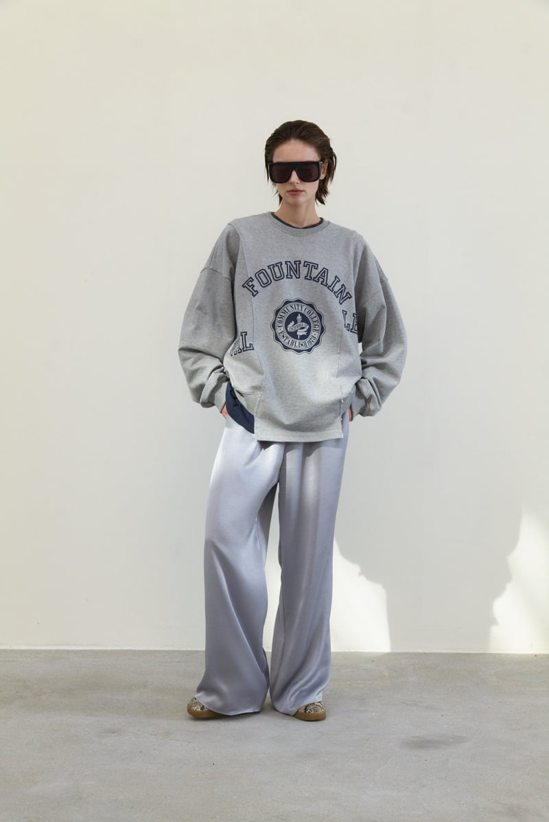 Neroli36 - Korean Women Fashion - #romanticstyle - H Fountain Sweatshirt - 10