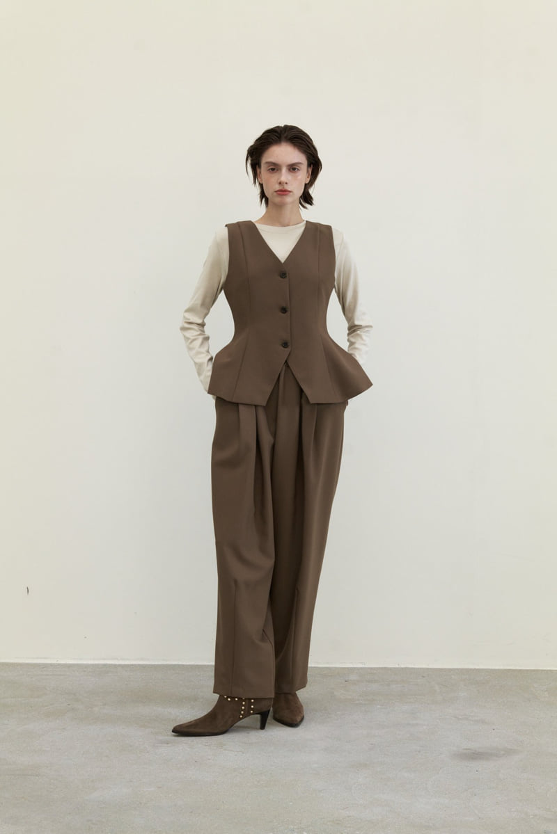 Neroli36 - Korean Women Fashion - #shopsmall - H Porter Band Pants - 12