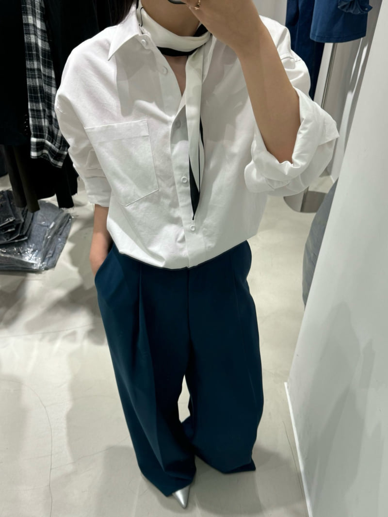 Neroli36 - Korean Women Fashion - #thatsdarling - Heavy Cotton Shirt - 10