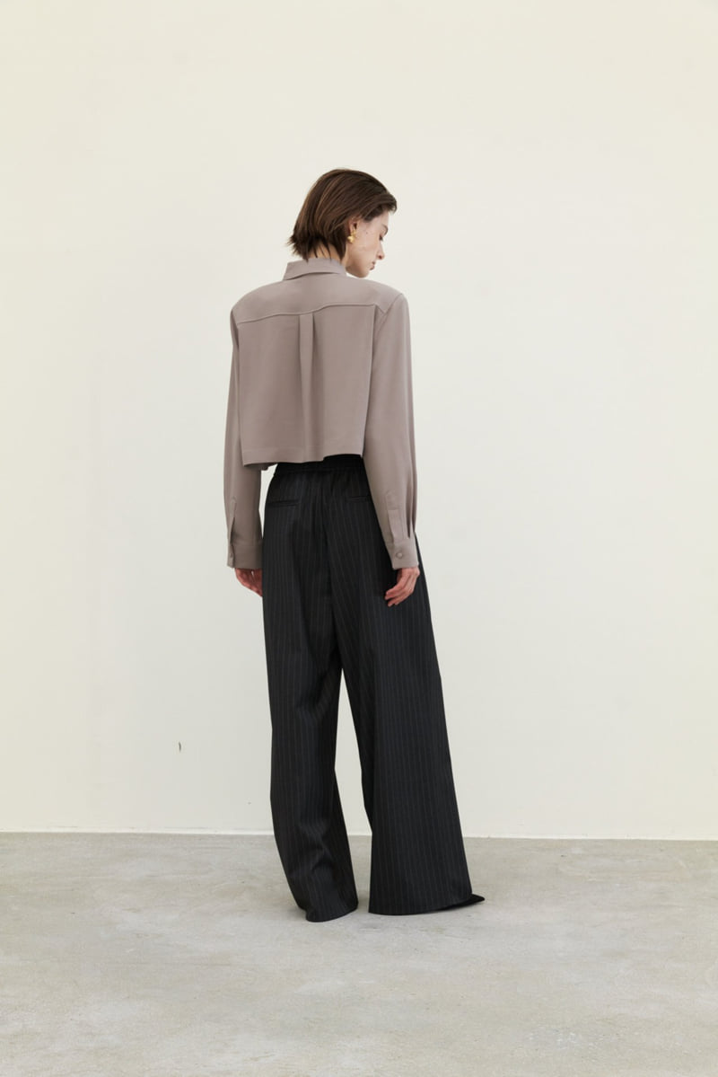 Neroli36 - Korean Women Fashion - #womensfashion - Pocket Pad Blouse - 9