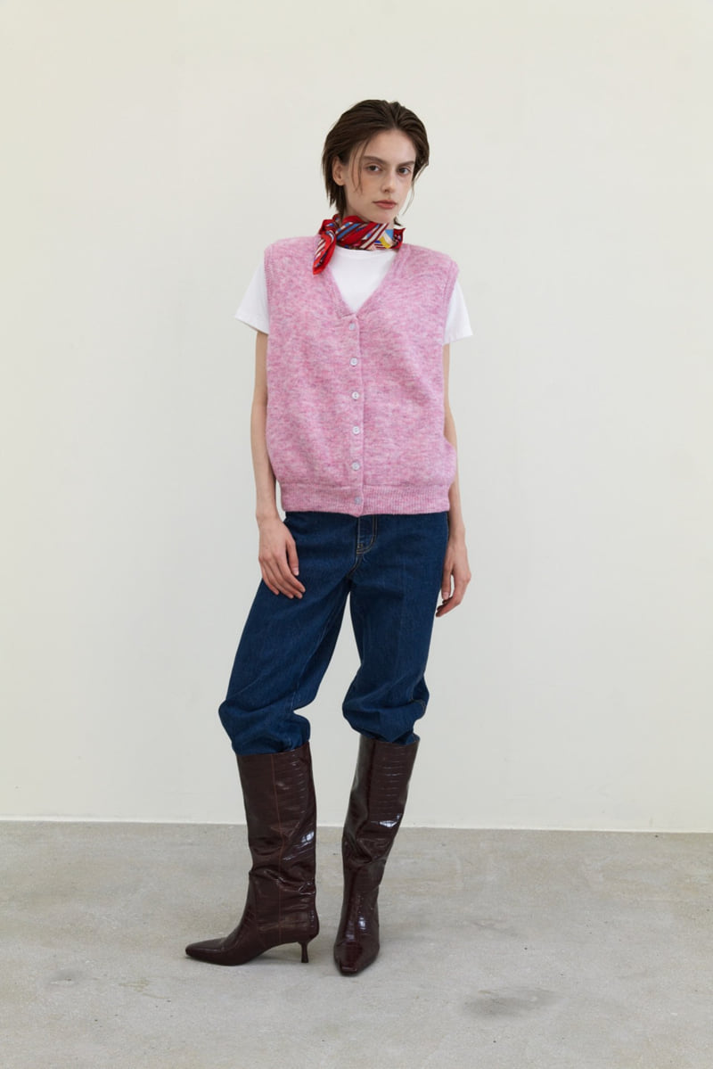 Neroli36 - Korean Women Fashion - #womensfashion - M Padded Knit Vest - 10