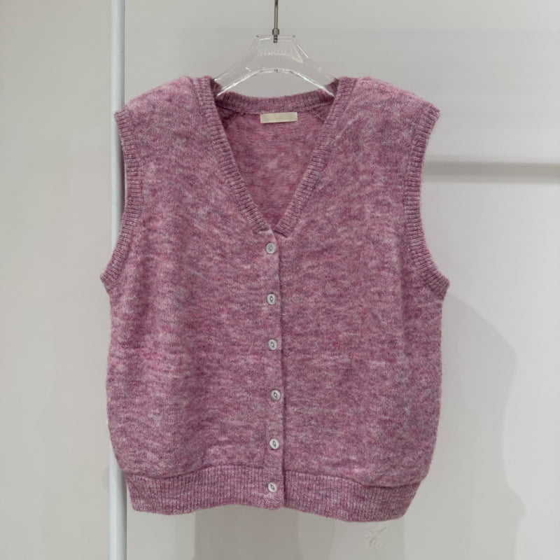 Neroli36 - Korean Women Fashion - #womensfashion - M Padded Knit Vest - 2