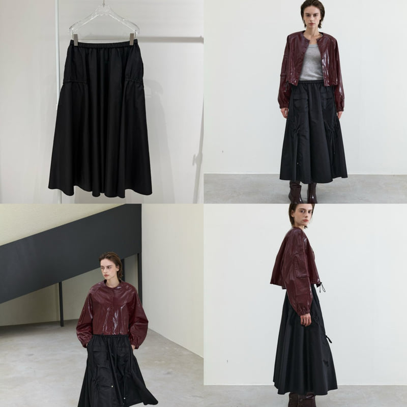 Neroli36 - Korean Women Fashion - #womensfashion - M Flat Skirt - 3
