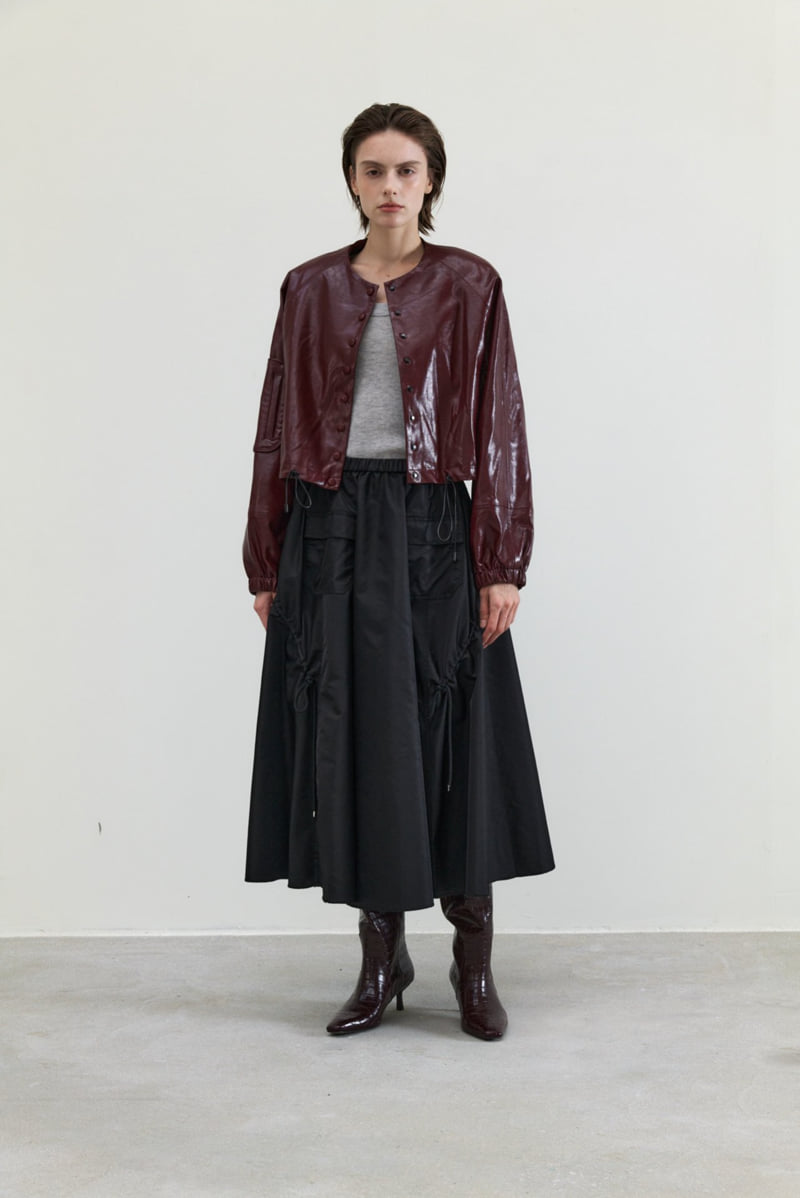 Neroli36 - Korean Women Fashion - #womensfashion - M Flat Skirt - 5