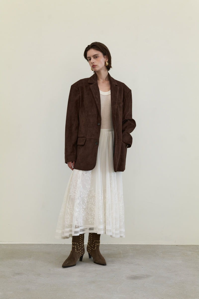 Neroli36 - Korean Women Fashion - #womensfashion - M Valen Suede Jacket - 11