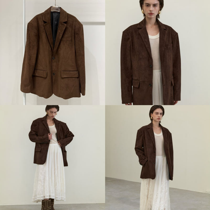 Neroli36 - Korean Women Fashion - #womensfashion - M Valen Suede Jacket - 3