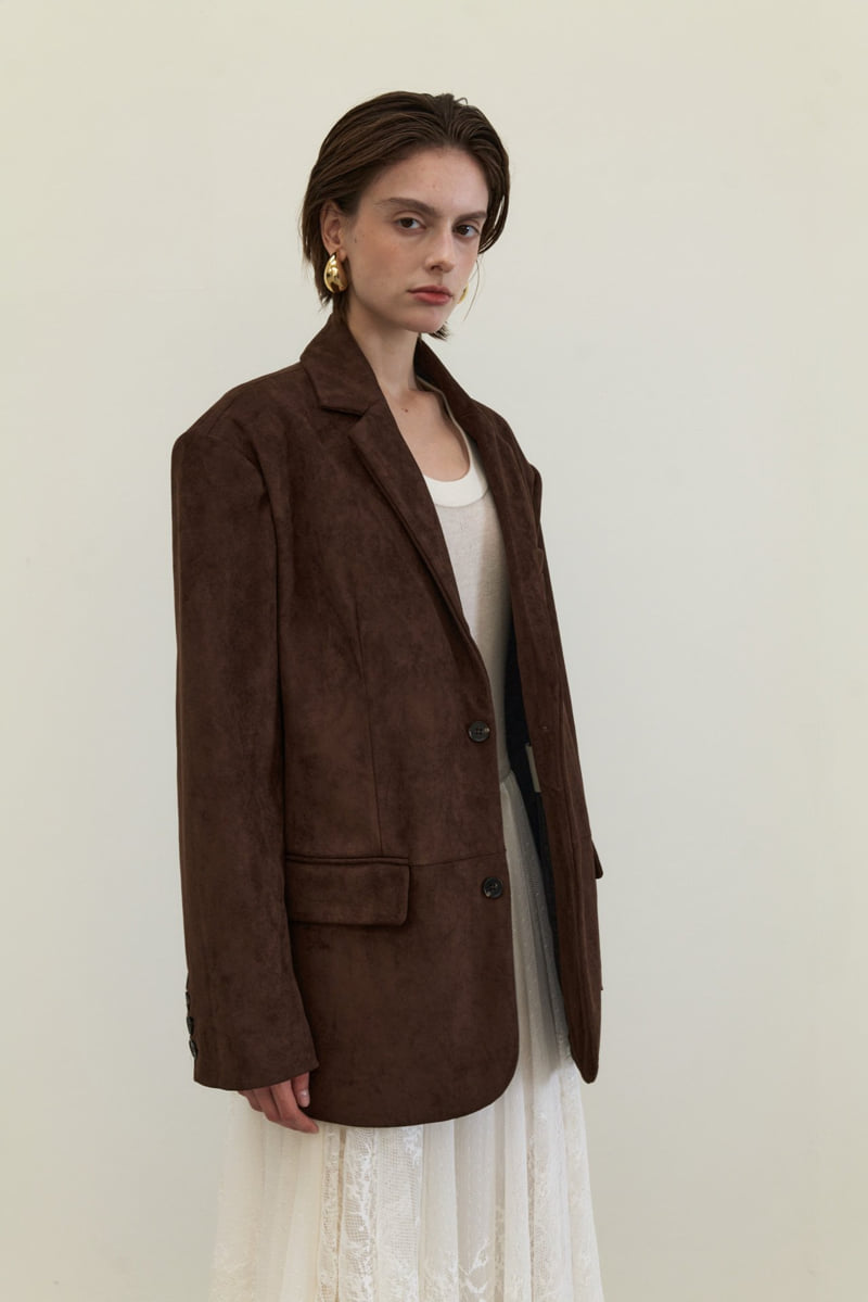 Neroli36 - Korean Women Fashion - #womensfashion - M Valen Suede Jacket - 5