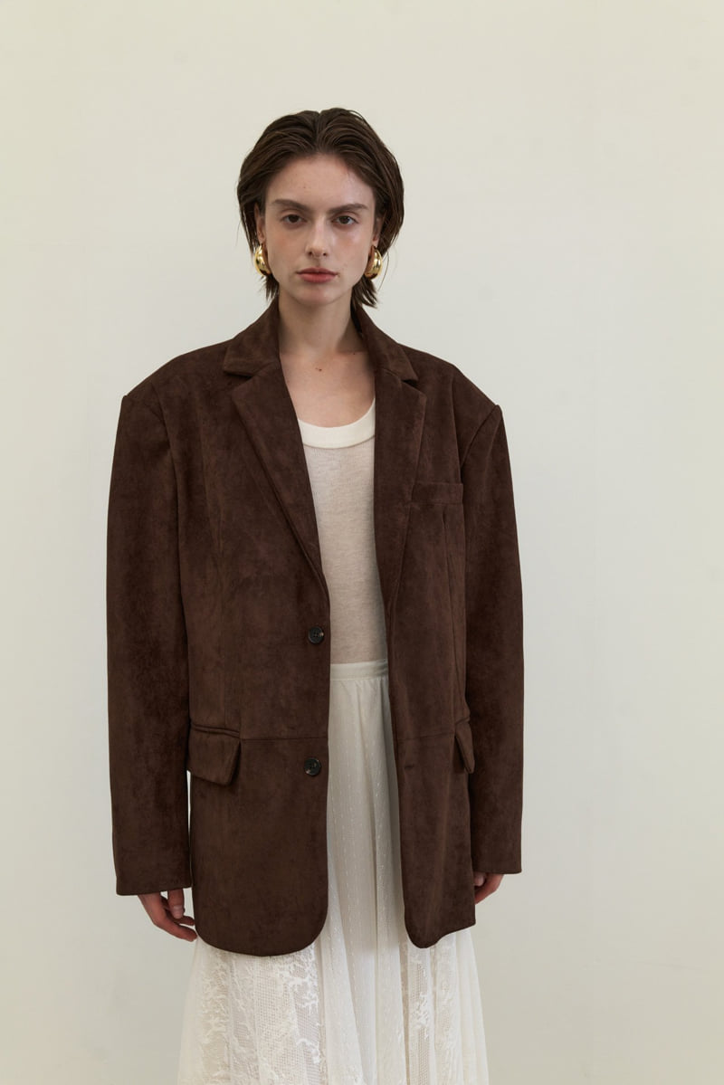 Neroli36 - Korean Women Fashion - #womensfashion - M Valen Suede Jacket - 7