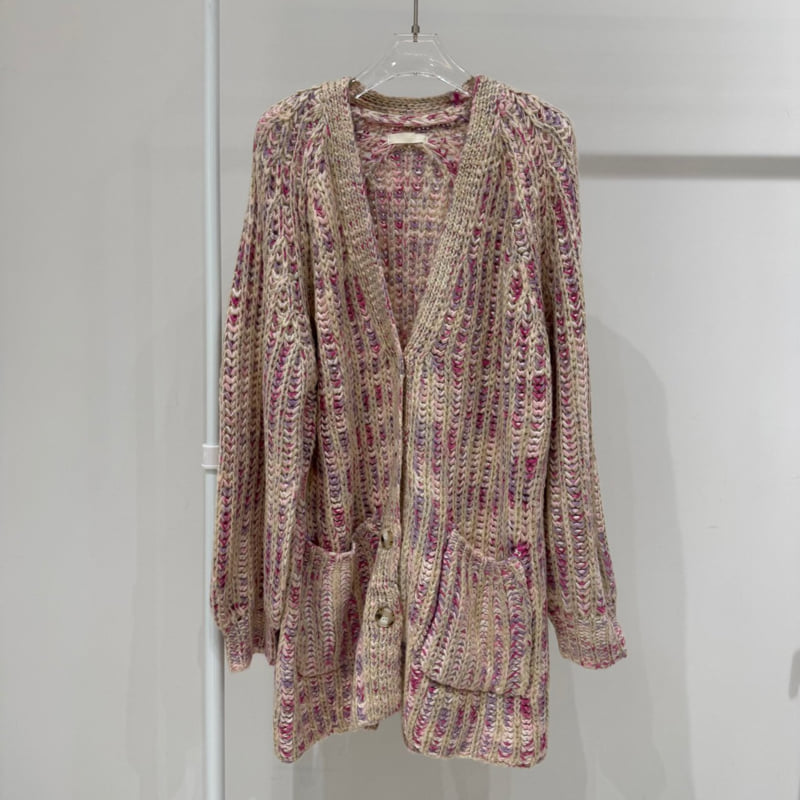 Neroli36 - Korean Women Fashion - #womensfashion - M Pearl Mix Cardigan - 2