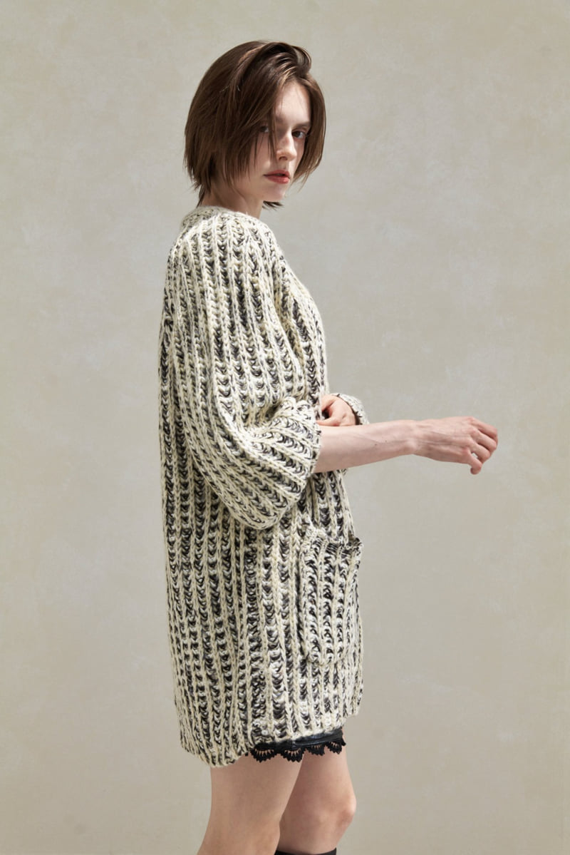 Neroli36 - Korean Women Fashion - #womensfashion - M Pearl Mix Cardigan - 8