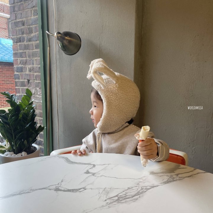New World - Korean Baby Fashion - #babyboutique - Rabbit Fleece Winter Hat - 12