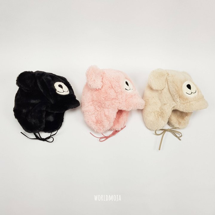 New World - Korean Baby Fashion - #onlinebabyshop - Teddy Fur Earflap Hat - 4