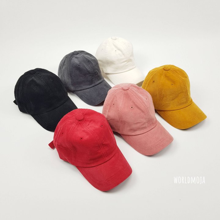 New World - Korean Baby Fashion - #babyboutique - Plain Small Corduroy Ball Cap - 3