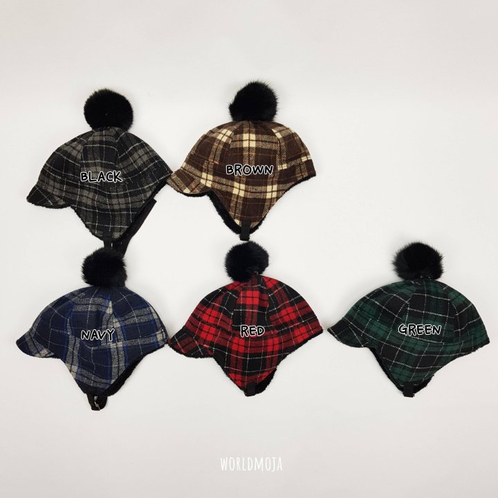 New World - Korean Baby Fashion - #babyclothing - Check Pilot Hat - 9